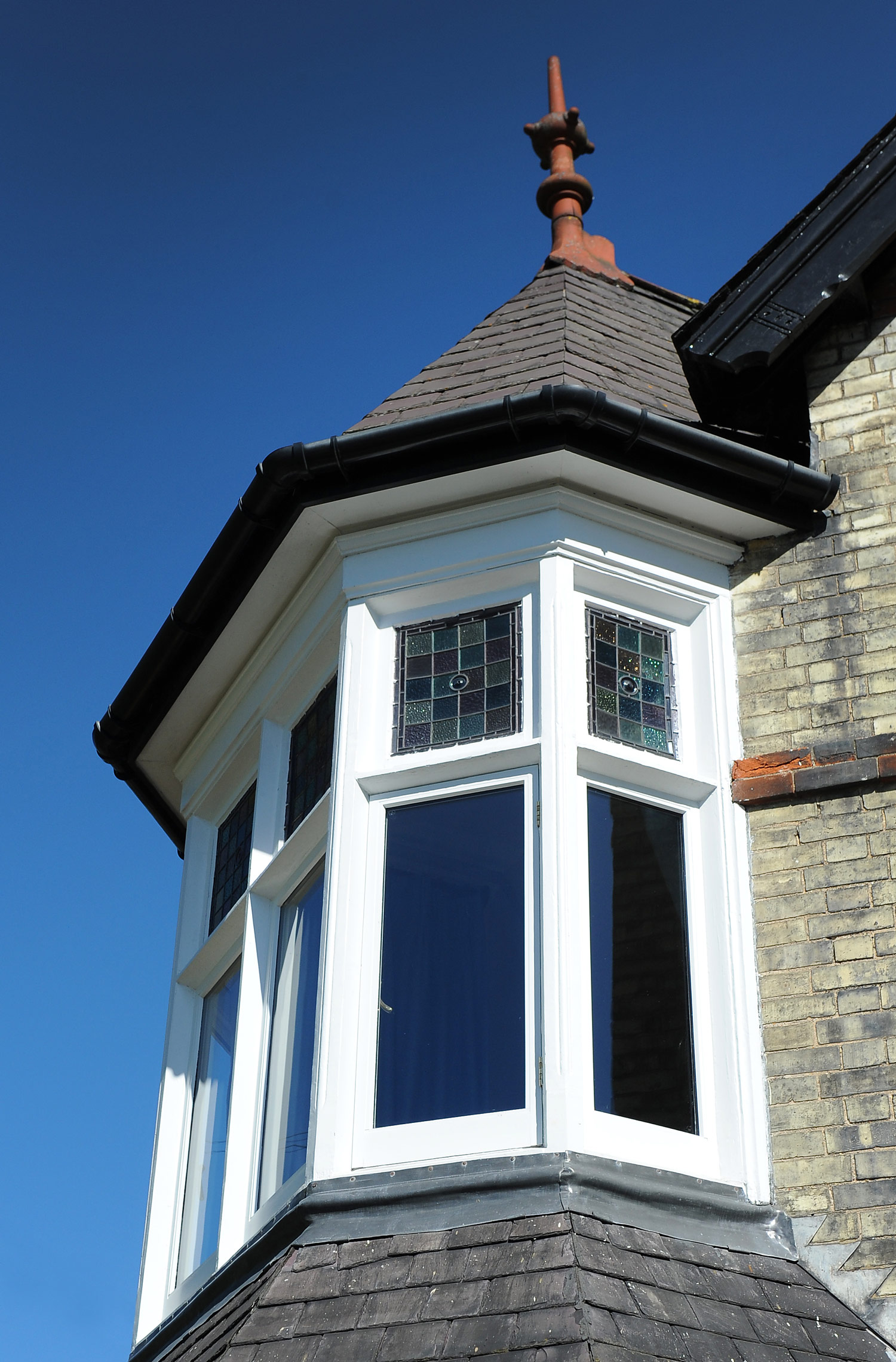 Victorian villa renovation exterior detail