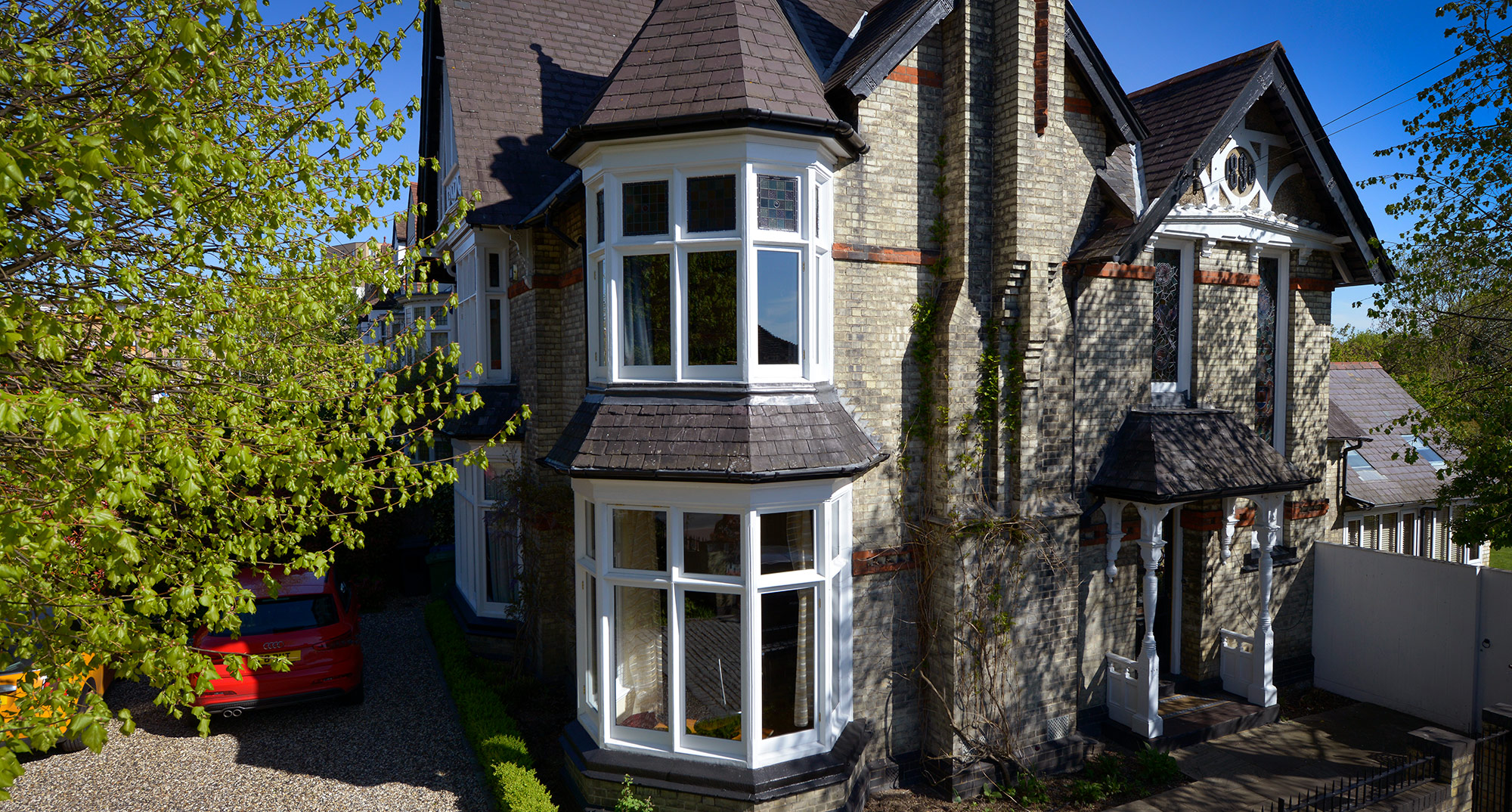 Victorian villa renovation exterior